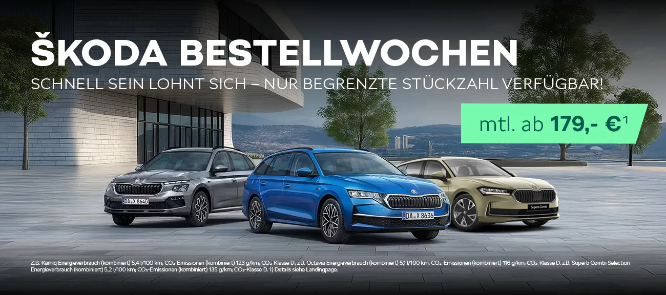 Skoda Bestellwochen 11-25