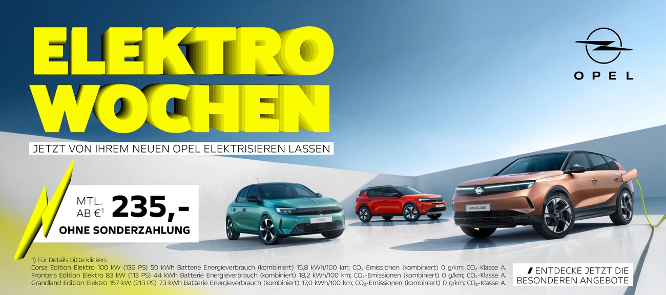 Opel Elektro Wochen