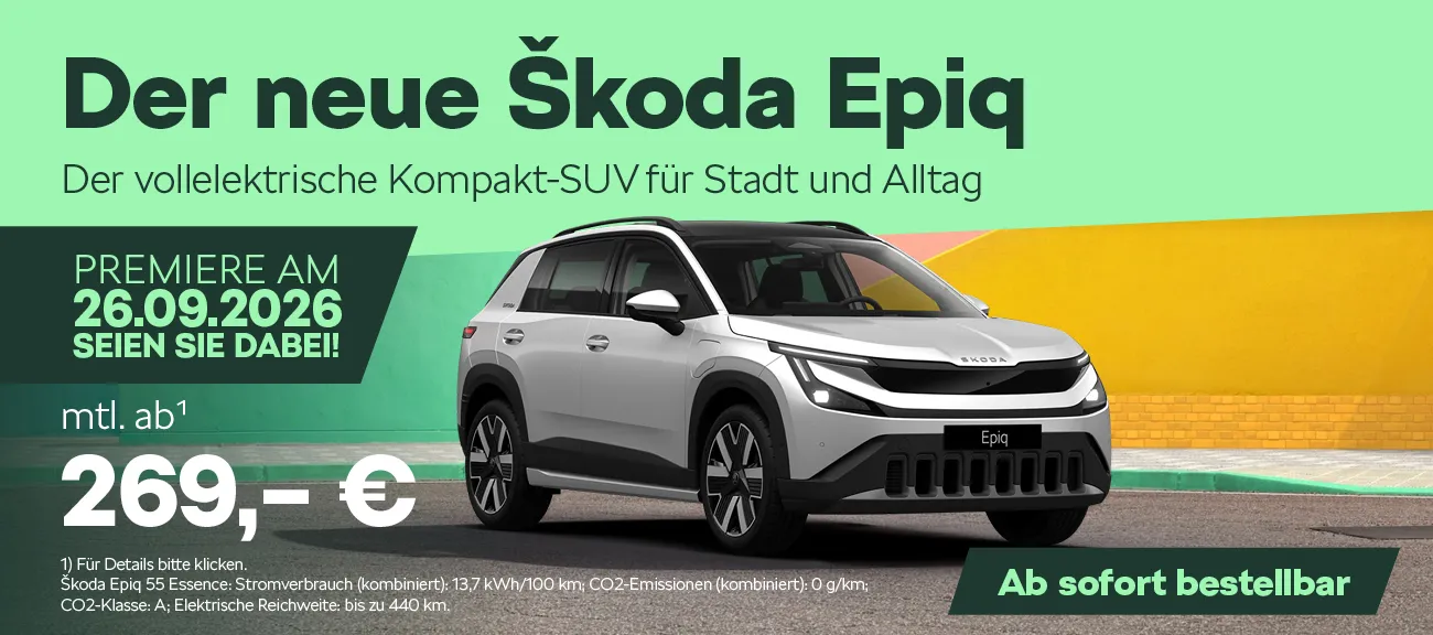 Škoda Epiq jetzt bestellbar
