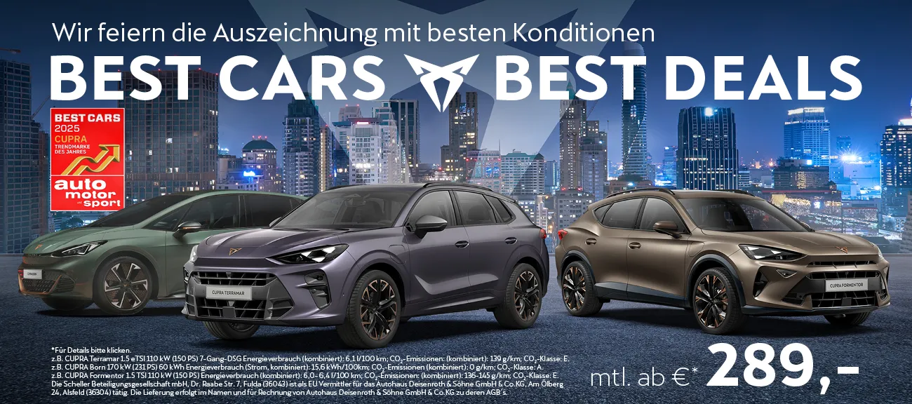 CUPRA Leasing Best Deals