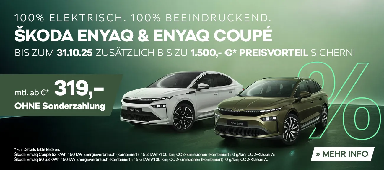 Skoda Enyaq Vorteilsaktion