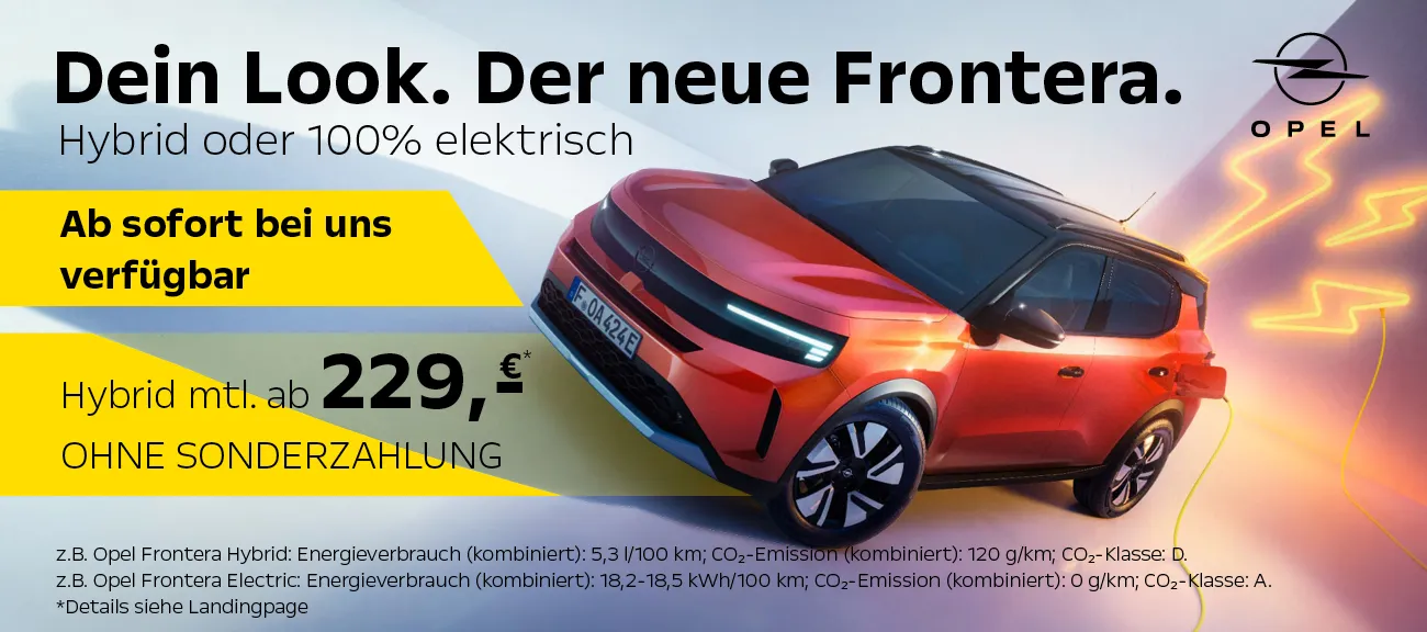 Opel Frontera sofort verfügbar