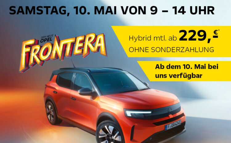  Premiere der neue Opel Frontera