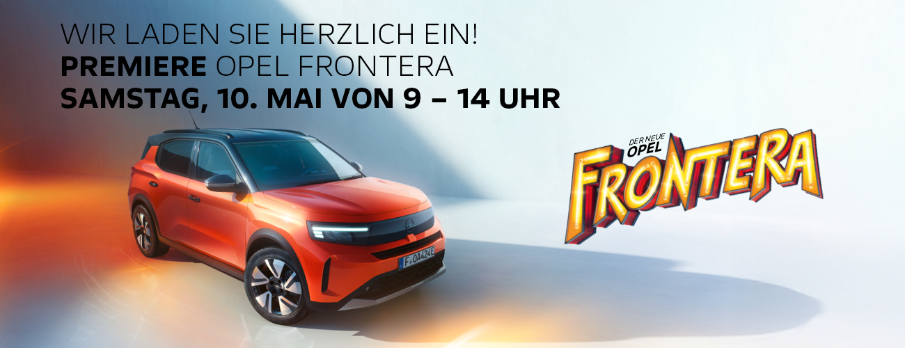 Headerbild Premiere Opel Frontera