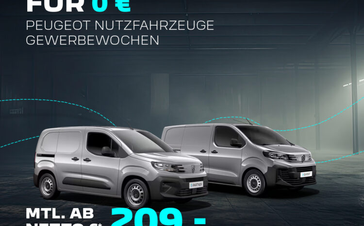  Peugeot Nutzfahrzeuge Gewerbewochen