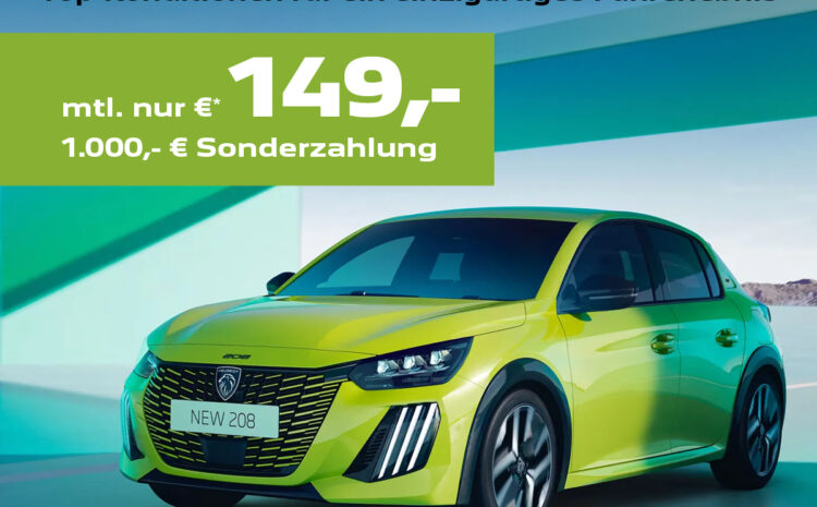  Peugeot 208 für Privatkunden