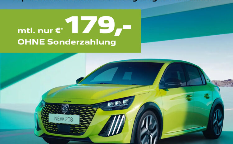  Peugeot 208 für Privatkunden