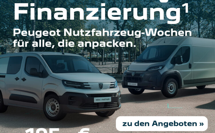  Peugeot Nutzfahrzeug-Wochen