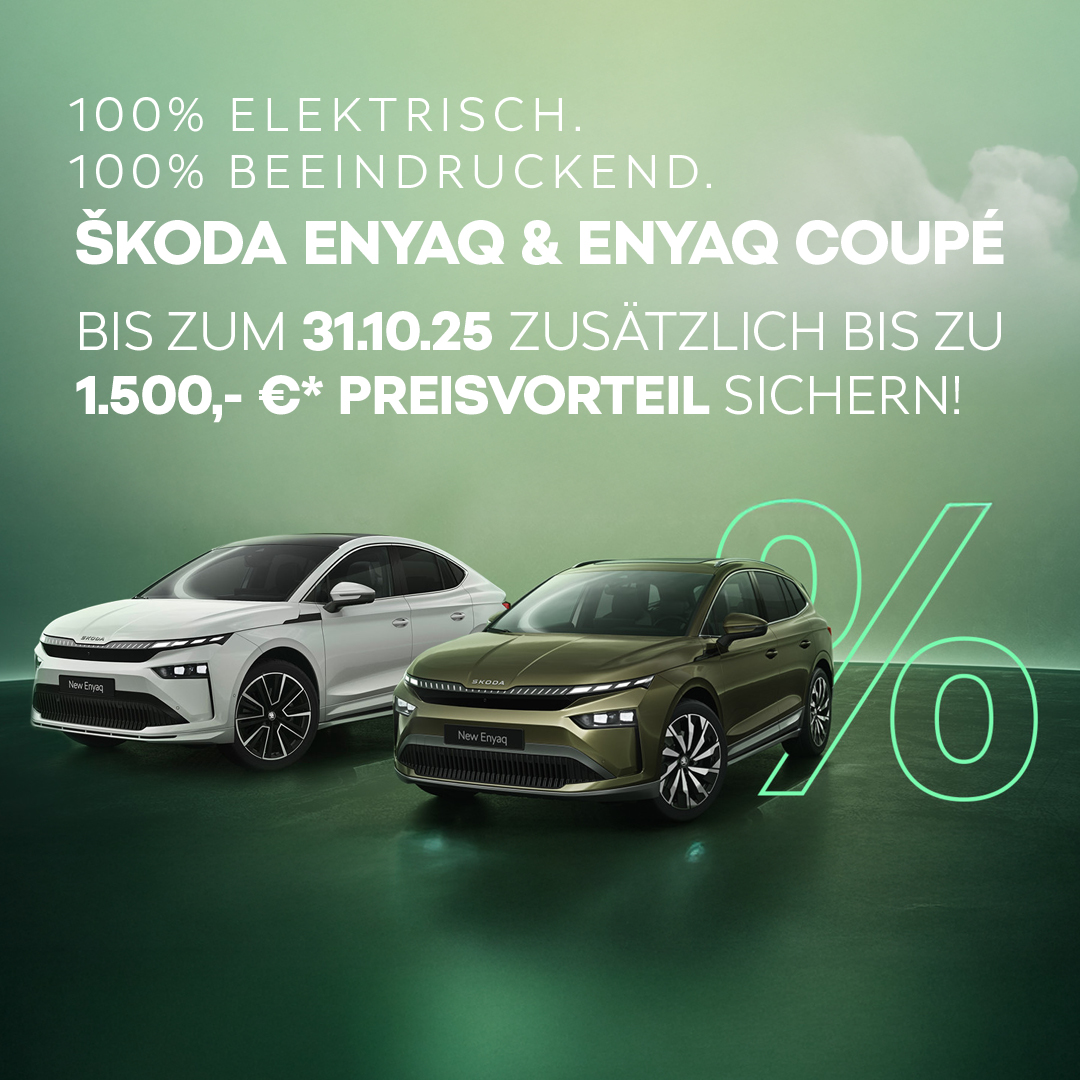 Kopfbild Enyaq Vorteilsaktion