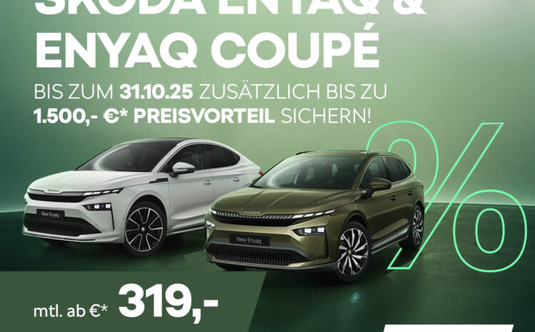  Škoda Enyaq Vorteilsaktion