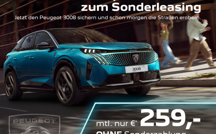  Peugeot 3008 Leasing