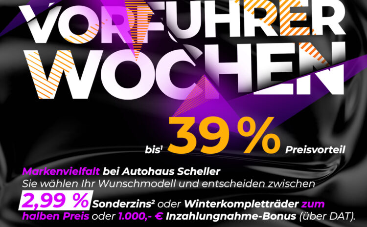  Premium Vorführer Wochen