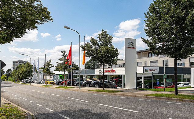 Autohaus Scheller in Fulda Aussenansicht