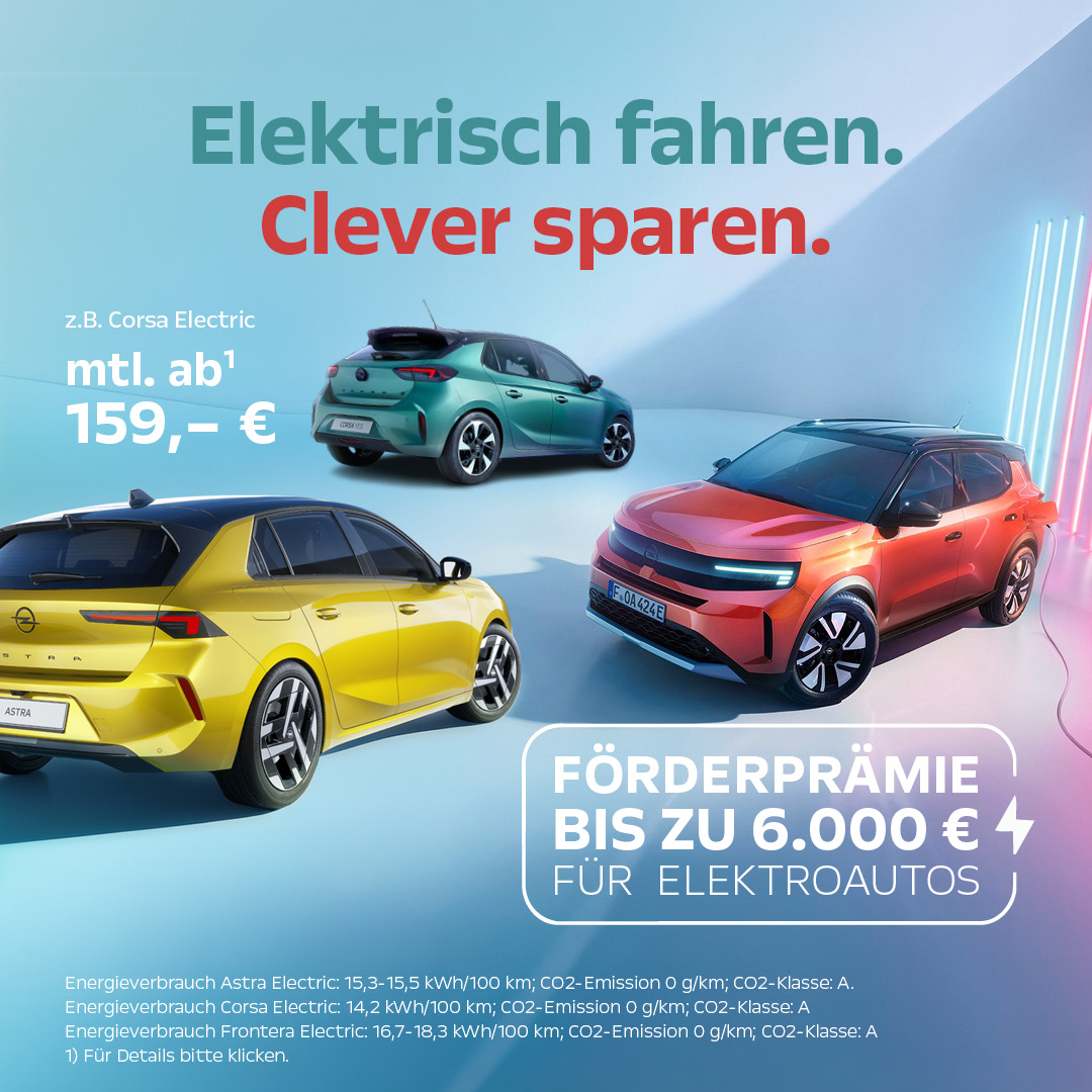 opel elektro fahrzeuge opel elektro fahrzeuge